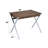 Callers Weathered Oak & Chrome Finish Writing Desk
