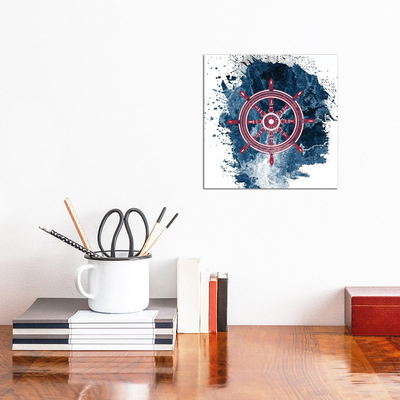 Free As The Sea III by Kimberly Allen - Wrapped Canvas Painting, 30.48cm H x 30.48cm W