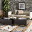 Tapis ivoire / gris en laine / coton noué à la main de style sud-ouest Bakerhill-385931363