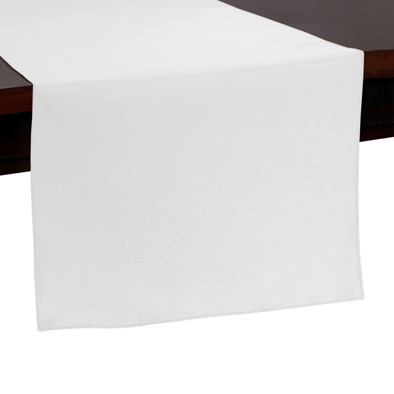 Carnbrock Table Runner, 2, White, 90" x 14"