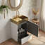Meuble-lavabo autoportant en métal doré-258348412-258348354
