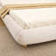 Lit plateforme tapissier courbé moderne avec tête de lit arrondie Modern-129384849