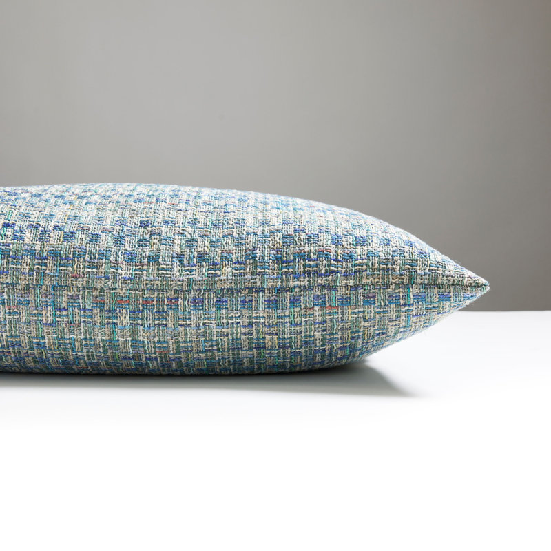 Faye Square Pillow Cover & Insert, Cornflower