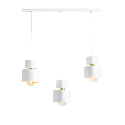 Ebna 3 - Light Metal Cluster Pendant