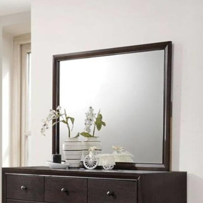 Bilski Espresso Finish Mirror