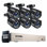8Ch 2MP Dvr Security Camera System With 6 PCS 1080P Outdoor Cameras, Human Vehicle Detection, 500Gb Hdd