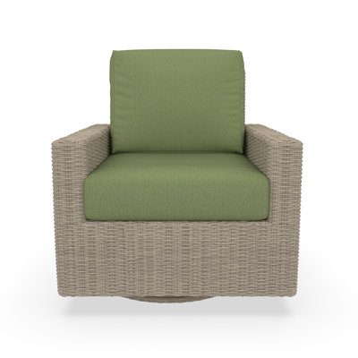 Outdoor Swivel Chair With Sunbrella Cushions by Birch Lane