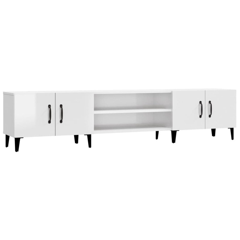 Lenapah Unfinished TV Stand for TVs up to 78", High Gloss White