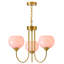 Luminaire suspendu en forme de globe 22 pouces 3 lumières Mid-Century -475469385-470617349-503310022