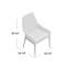 Fauteuil en coton de 24,25 po Livja-2017738197