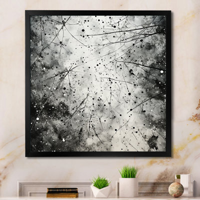 Minimalisme - Encre noire et blanche Tornado I - impression