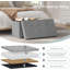 Danilee 76cm Wide Tufted Rectangle Solid Colour Ottoman with Storage-1676161910