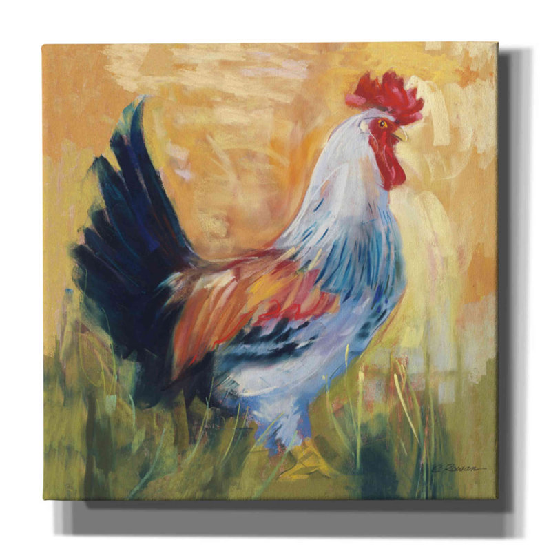 Avelines " Horace " by Carol Rowan, 12" H x 12" W x 0.75" D