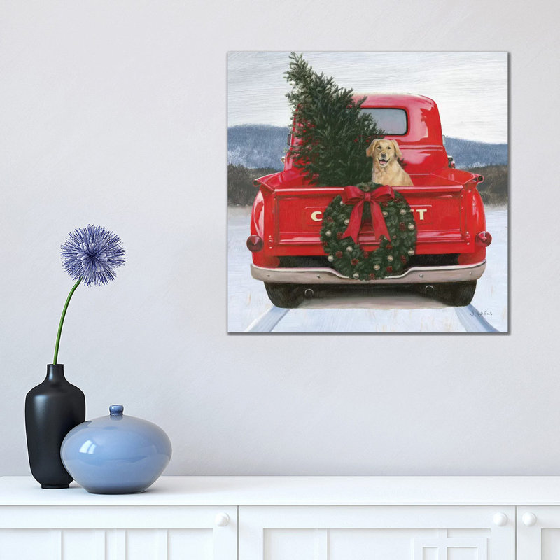 Christmas in the Heartland IV by James Wiens - 1 Piece Wrapped Canvas Wall Art, 45.72 cm H x 45.72 cm W x 1.91 cm D