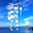 Glass People Wind Chime