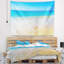 Tapisserie vagues de mer bleu calme seascape-28506025
