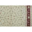 Tapis taupe et vin noué à la main de haute qualité