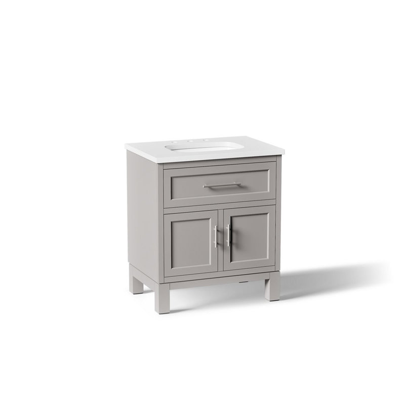 Quo 31" Single Bathroom Vanity Set, Mohair Gray