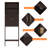 Keedyn 77" H Freestanding Over-the-Toilet Storage Rack and Cabinet-264302950