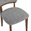 Chaises de salle à manger de style Mid-Century en boucle, hauteur d'assise 19,1 pouces, pieds en bois renforcés par des entretoises (ensemble de 6)-1519973744-1519973757
