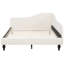 Lit de jour en L en lin beige avec pieds en bois massif pour une utilisation ferme - un espace apaisant-2104541265-2104541267