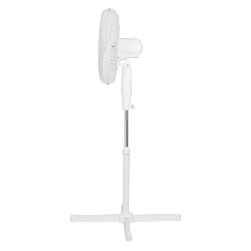 Igenix 16 Inch Oscillating Pedestal Fan, White