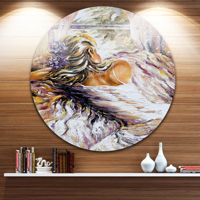 «The River over the Girl Abstract», peinture