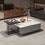 Table basse italienne en pierre carrée micro-cristalline