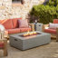 Belle 15" H x 56" W Concrete Propane Outdoor Gas Fire Pit Table