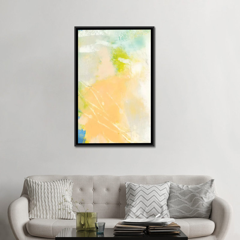 « lux i », impression sur toile, H 26 po x l 18 po x P 1,5 po, Toile avec cadre noir, Pas de tapis