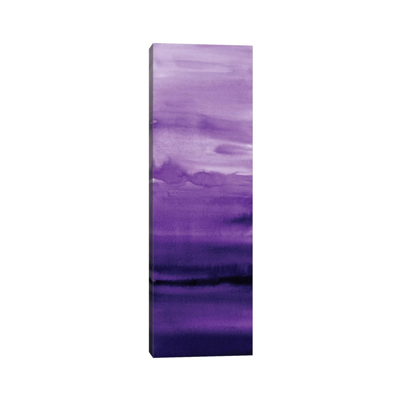 Purple Blend by Allie Corbin - Wrapped Canvas Panoramic Gallery-Wrapped Canvas Giclée, 30.48 cm H x 91.44 cm W
