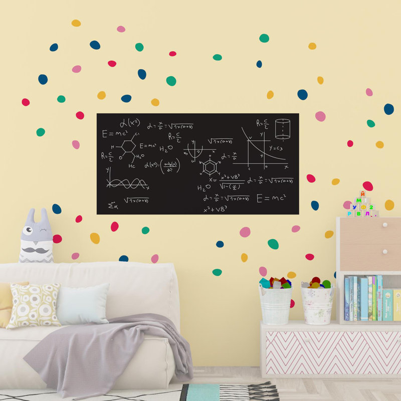 Abstract Chalkboard & Whiteboard Decals