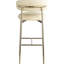 Tabouret de bar rembourré en cuir Lupita-840074834-840074842