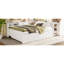 Lit de jour avec couchette, structure de lit de jour en bois avec tiroirs de rangement, tablettes latérales et bureau-67754612-67754618
