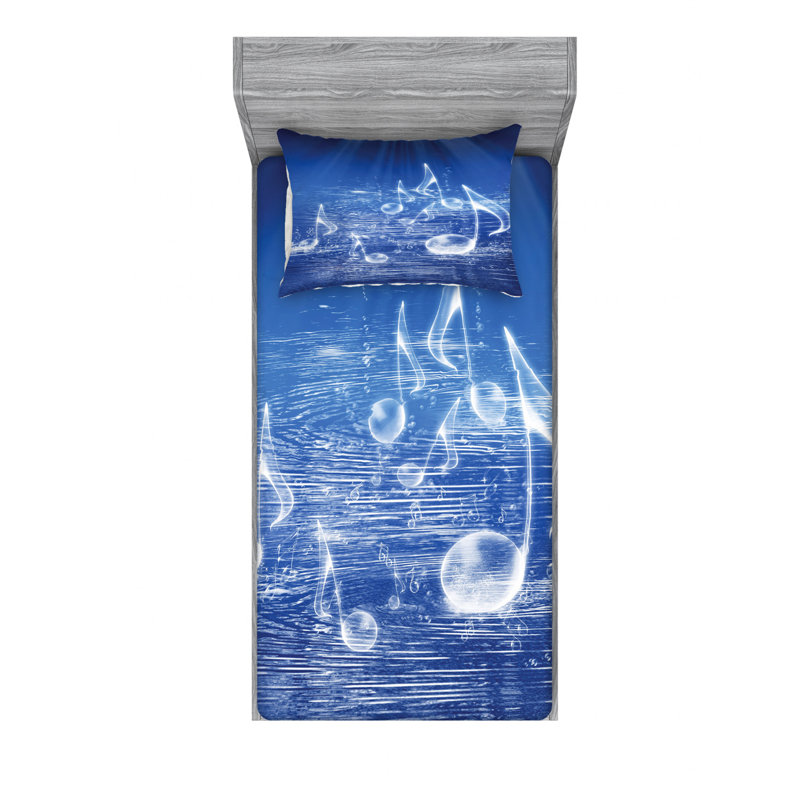 Microfiber Sheet Set, Twin XL Sheet Set with Fitted Sheet