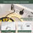 Adjustable L-Shaped Metal Base Writing Desk with Power Outlet-343860900