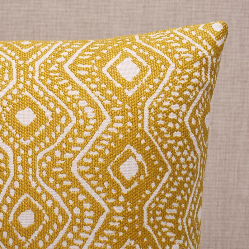 Colma I/O Pillow, Marigold Geometric