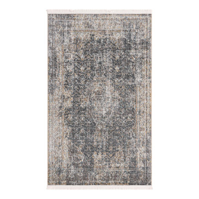 Tapis oriental gris fumée Folmar