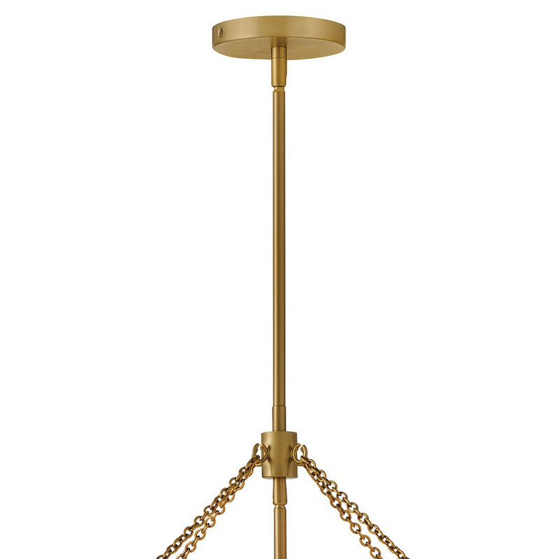 Gwen 4 - Light Pendant, Lacquered Brass