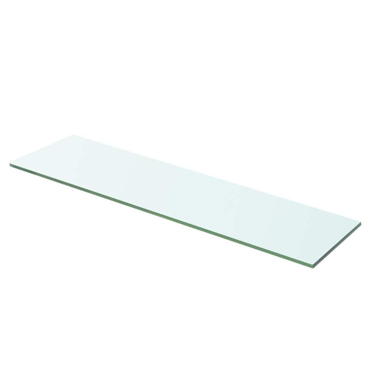 Tablette murale Tablette flottante présentoir mural en verre trempé, H 0,31 po x l 23,6 po x P 4,7 po