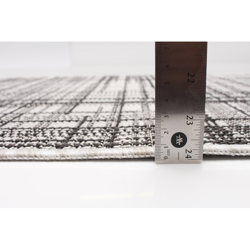 Tapis gris intérieur / extérieur Vista, Tapis de couloir 2 pi 2 po x 6 pi 7 po