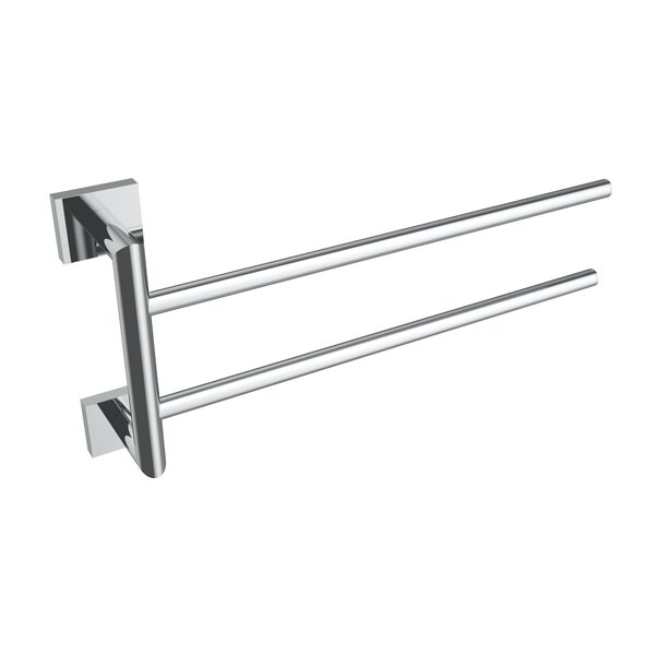 Volkano 16.7'' 2 - Bar Wall Towel Bar & Reviews | Wayfair