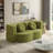 Lozena Boneless 75" Convertible Folding Sofa Bed, Twin Sleeper Sofa with Pillow, Modern Velvet Fabric Floor & Futon Compression Loveseat Couch, No assembly required-333651526