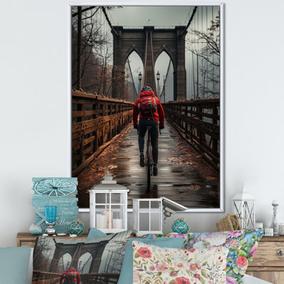 Goulds " Red Gray Brooklyn Bridge "