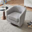 Upholstered Swivel Armchair-487583251