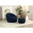 Bleu foncé (avec repose-pieds)