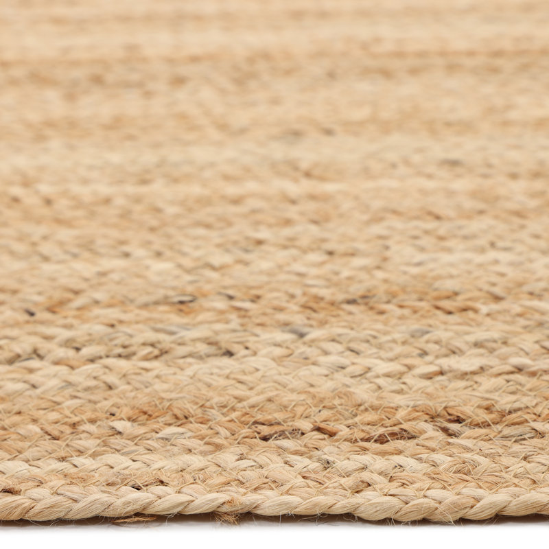 Flatweave Tencel Geometric Area Rug, Rectangle 8' x 10', Brown