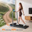 Folding Treadmill with Incline for Home Office 2.0HP Silver Tone
