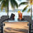 Black Back-Adjustable HDPE Patio Folding Adirondack Chair