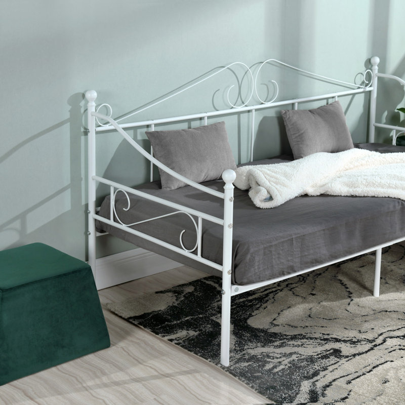 Claribel Metal UK Single - DE 90 X 190 Cm, White, Claribel Single (90cm x 190 cm)